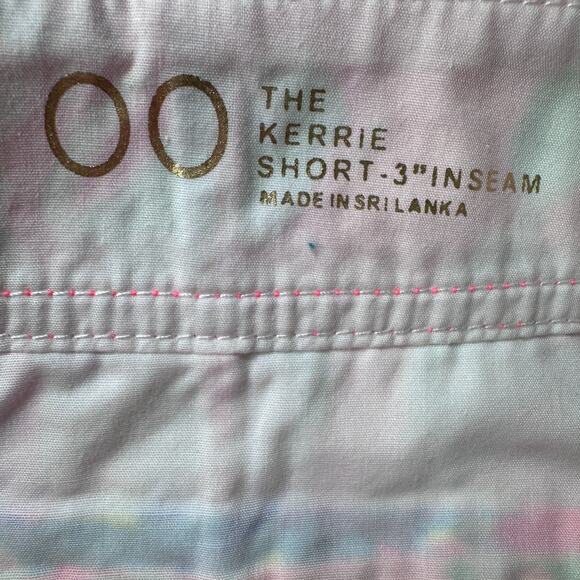 Lilly Pulitzer The Kerrie Shorts Women 00 Pink Tropical Cotton Coral Reef Island - Picture 5 of 9